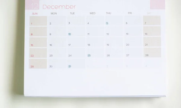 Blurred Calendar Planning 2021 Concept White Tone — Stock Photo, Image