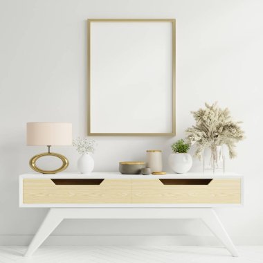 Dolabın içini 3D biçimlendirerek poster çerçevesini düzenle