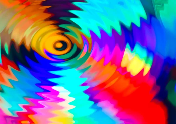 Привлекательный Динамичный Разноцветный Дизайн Водоворота Использования Качестве Фона Обоев — стоковое фото