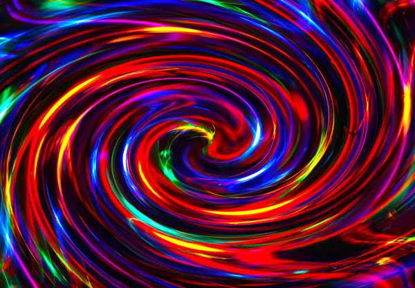 Динамичный Блестящий Разноцветный Дизайн Водоворота Использования Качестве Фона Обоев — стоковое фото
