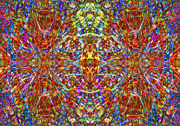 Захватывающий калейдоскоп цвета для использования в качестве фона или текстуры
.