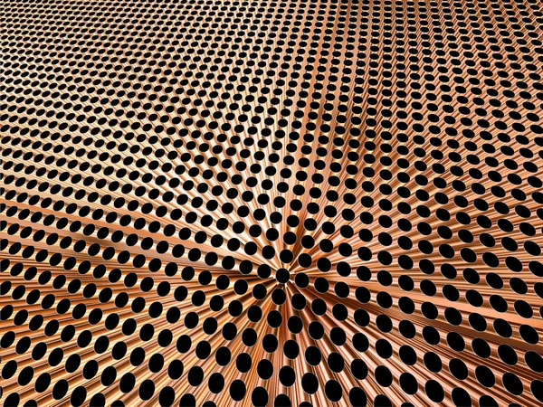 Distinctive Stylish Copper Black Abstract — Stock Photo, Image