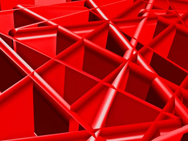 Abstract Random Achitectural Structure Red — Stock Photo, Image