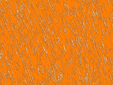 Turuncu arka plandaki çizgilerin soyut hali