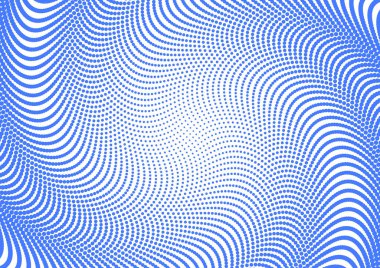 Pastel mavisi kıvrımlı basit bir yarım ton nokta deseni