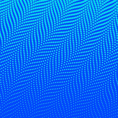 Noktaların ve mavi girdapların basit bir retro biçimli yarım ton arkaplanı