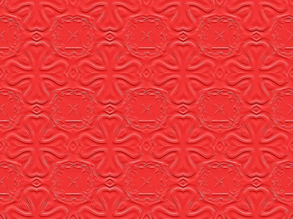Wallpaper Retro Pattern Red — Stock Photo, Image