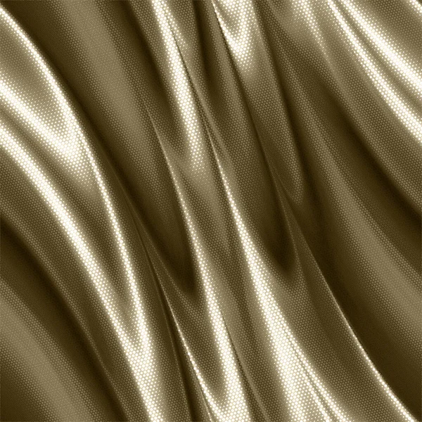 Половинчатый Абстракт Струящихся Складок Золотого Шелка — стоковое фото