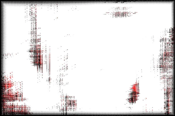 Минималистская Тисненая Абстрактная Живопись Современной Линии Красным Цветом Глубокими Тенями — стоковое фото
