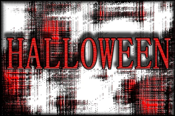 Een Halloween Poster Ontwerp Met Tekst Grunge Achtergrond Rood Zwart — Stockfoto