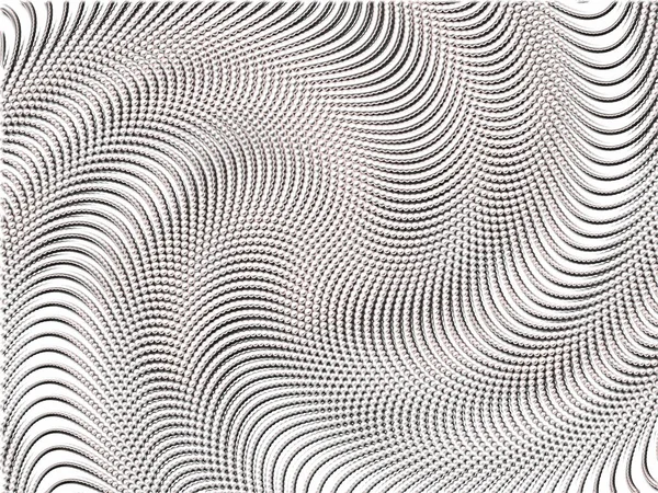 Luxusní Stříbro Perla Abstraktní Polotónovaný Vzor Víry Křivkami — Stock fotografie