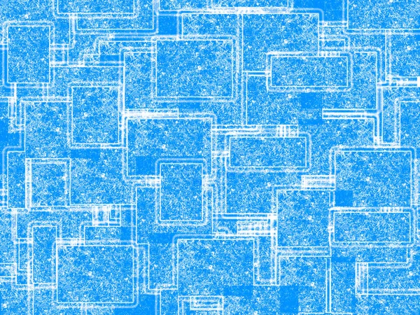 Ein Abstraktes Blockdesign Hintergrund Blau — Stockfoto