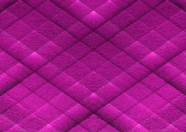 Purple Quilted Fabric Texture Background — Stock Photo, Image