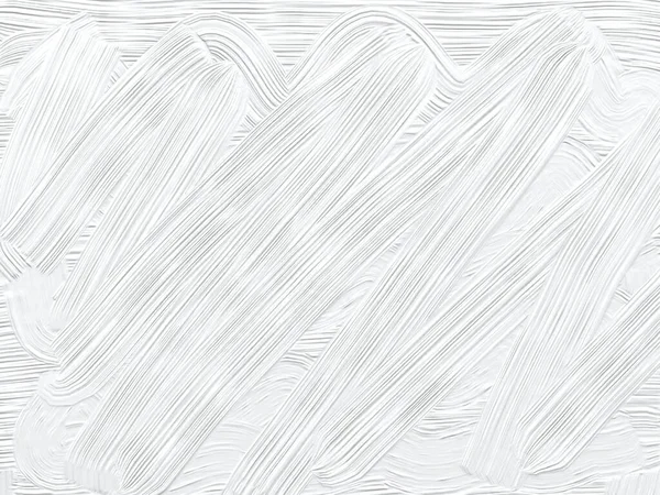 White Paint Texture Background Brush Strokes — Stock Photo, Image