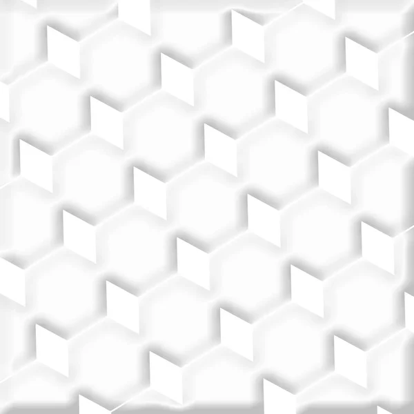 Простий Білий Папір Текстури Алмаз Шестикутник Фону Візерунка — стокове фото