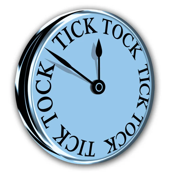 Egy Falióra Egy Modern Idő Múló Kullancs Tock Arc Design — Stock Fotó