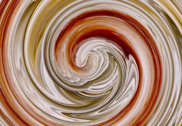 A swirl of caramel coffee and cream