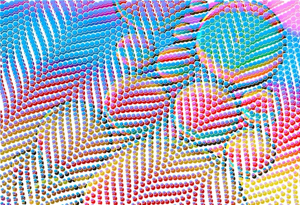 Padrão Fundo Abstrato Distintivo Pontos Pastel Multicolor — Fotografia de Stock