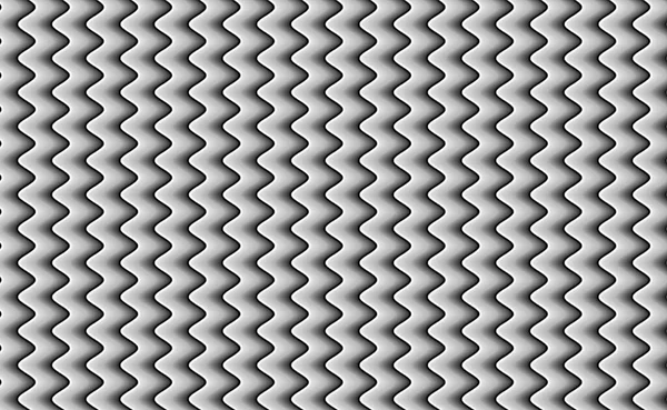 Wavy Zigzag Hypnotic Abstract Background Pattern Black White — Stock Photo, Image