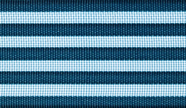 Macro Close Textura Fita Azul Turquesa Listrada — Fotografia de Stock