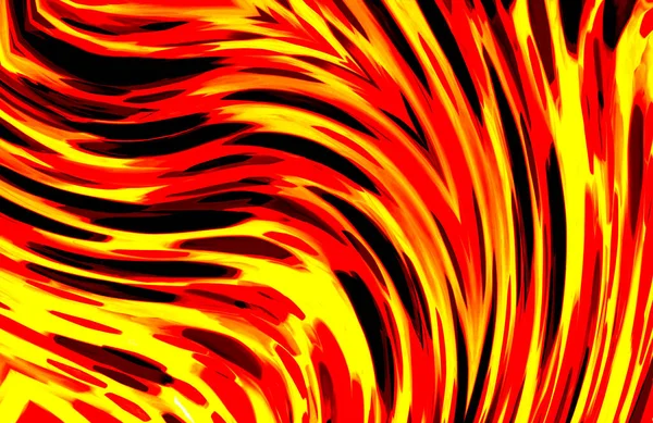 Współczesna Dynamiczna Abstrakcyjna Sztuka Ognia Płomieni — Zdjęcie stockowe