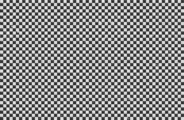 Tekstur Kertas Dinding Pola Catur Hitam Dan Putih Dalam Closeup — Stok Foto