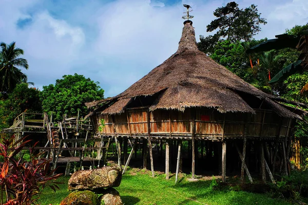 Utsikt Över Ett Melanau Hus Sarawak Cultural Village — Stockfoto