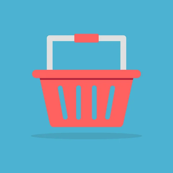 Shopping Basket Icon Store Cart Vector Illustration — Stock Vector