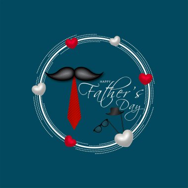 Beyaz 3 boyutlu kağıt kesim tarzından Babalar Günün kutlu olsun..