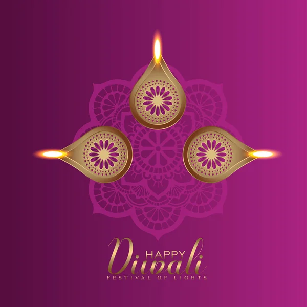 illustration of burning diya flames, Happy Diwali, Holiday background for light festival of India.web page, banner, sale promotion.