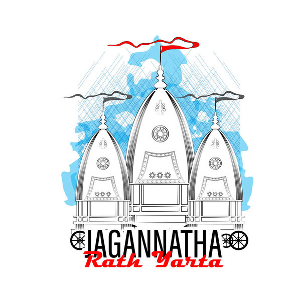 векторная иллюстрация Ратха Ятры. Иллюстрация: Lord Annath
