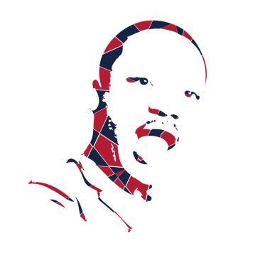 Hindistan - 10 Haziran: Martin Luther King Jr. Amerikalı bir Hıristiyan bakan ve eylemciydi.
