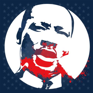 Hindistan - 10 Haziran: Martin Luther King Jr. Amerikalı bir Hıristiyan bakan ve eylemciydi.