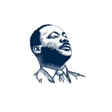 Hindistan - 10 Haziran: Martin Luther King Jr. Amerikalı bir Hıristiyan bakan ve eylemciydi.