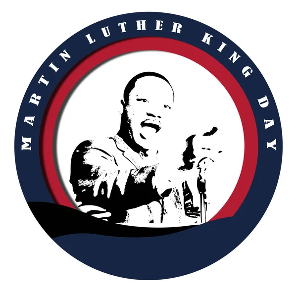 Indie 10Thjune Martin Luther King Byl Americký Křesťanský Ministr Aktivista — Stockový vektor