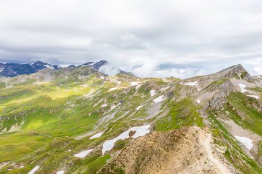 Grossglockner Ulusal Parkı 'ndan güzel manzara, Hohe Tauern, Avusturya.