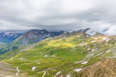 Grossglockner Ulusal Parkı 'ndan güzel manzara, Hohe Tauern, Avusturya.