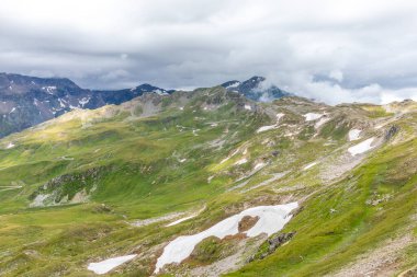 Grossglockner Ulusal Parkı 'ndan güzel manzara, Hohe Tauern, Avusturya.