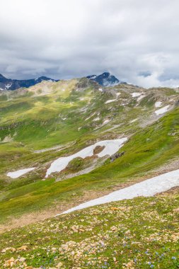 Grossglockner Ulusal Parkı 'ndan güzel manzara, Hohe Tauern, Avusturya.