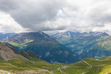 Grossglockner Ulusal Parkı 'ndan güzel manzara, Hohe Tauern, Avusturya.