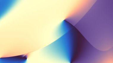 Soyut dijital fraktal model. Bulanık pürüzsüz doku.