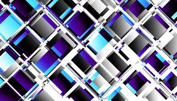 Abstract Digitaal Fractal Patroon Abstract Futuristisch Technologiebeeld — Stockfoto