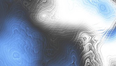 Soyut dijital fraktal model. Psikedelik dalgalı doku.