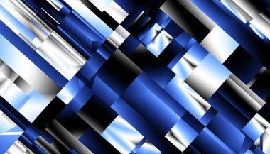 Soyut dijital fraktal desen.