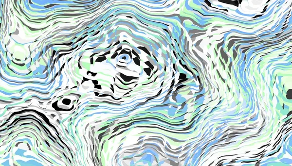 Soyut Dijital Fraktal Model Psikedelik Dalgalı Doku — Stok fotoğraf