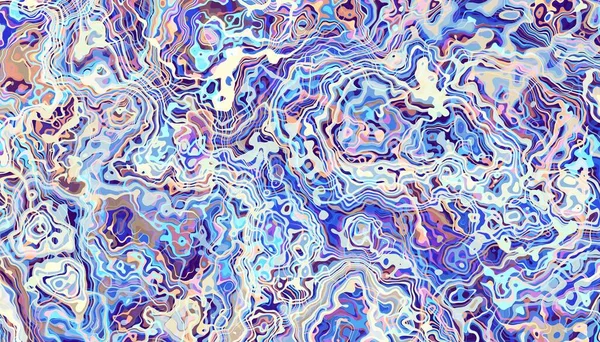 Abstract Digitaal Fractal Patroon Imitatie Van Marmeren Textuur — Stockfoto