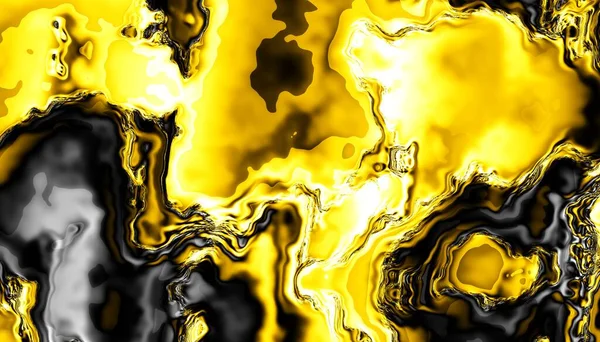 Abstract Digitaal Fractal Patroon Psychedelische Golvende Textuur — Stockfoto