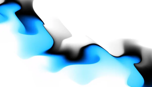 Αφηρημένο Ψηφιακό Φράκταλ Μοτίβο Αφηρημένο Εκφραστικό Σχήμα Λευκό Φόντο — Φωτογραφία Αρχείου