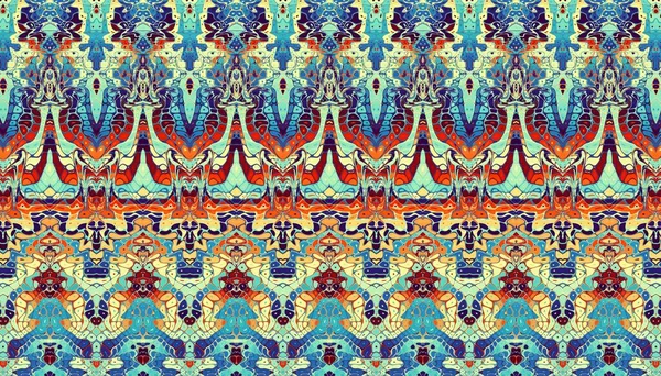 Abstract digital fractal pattern. Vintage ornamental texture.