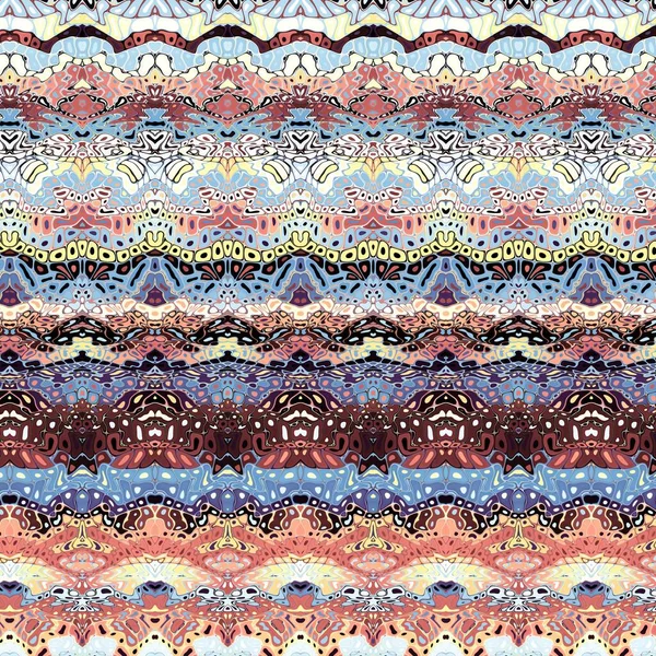 Abstract digital fractal pattern. Vintage ornamental texture.